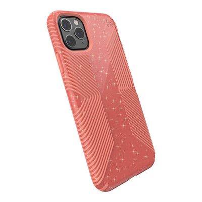 Speck iPhone 11 Pro Max Lilypink Glitter/Papaya Pink Presidio Grip + Glitter iPhone 11 Pro Max Cases Phone Case