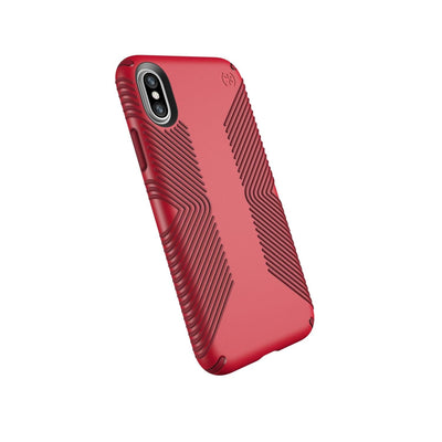 Speck iPhone XS/X Mars Red/Velvet Red Presidio Grip iPhone XS/X Cases Phone Case
