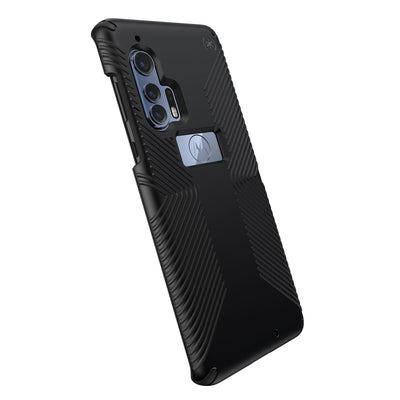 Speck Motorola Edge+ Black/Black Presidio Grip Motorola Edge+ Cases Phone Case