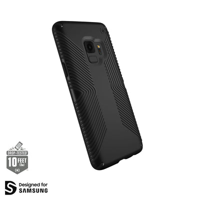 Speck Galaxy S9 Black/Black Presidio Grip Samsung Galaxy S9 Cases Phone Case