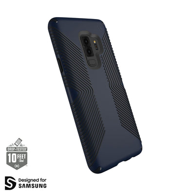 Speck Galaxy S9 Plus Eclipse Blue/Carbon Black Presidio Grip Samsung Galaxy S9+ Cases Phone Case