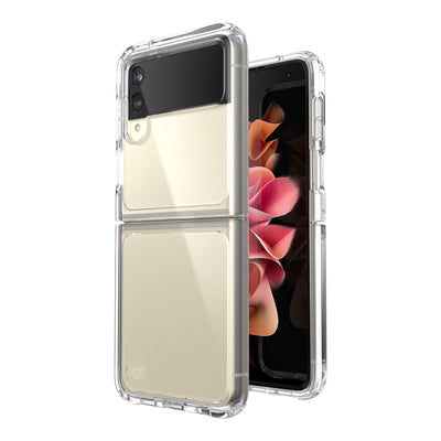 Speck Galaxy Z Flip3 5G Clear Presidio Perfect-Clear Fold Galaxy Z Flip3 5G Cases Phone Case