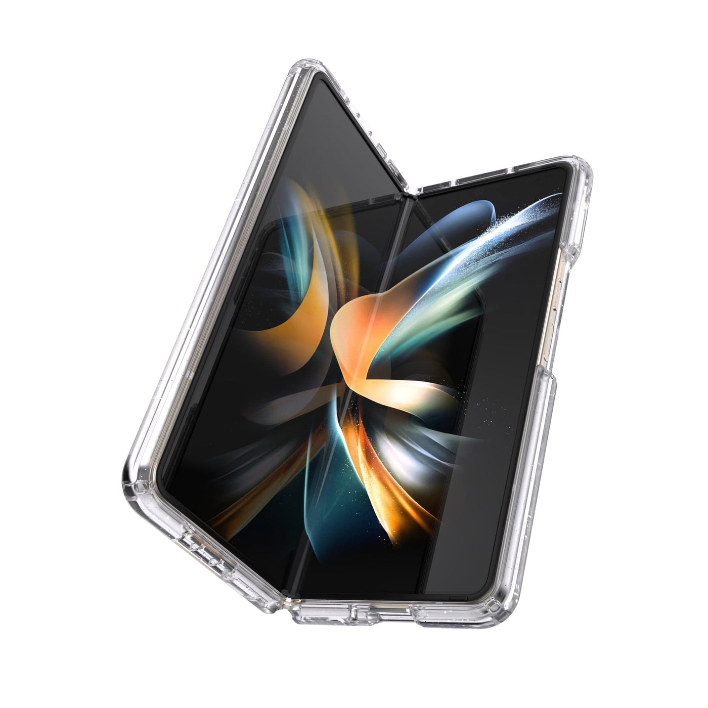YIFVTFCK 3 in 1 Case for Galaxy Z Fold 4 Build-in Glass Screen