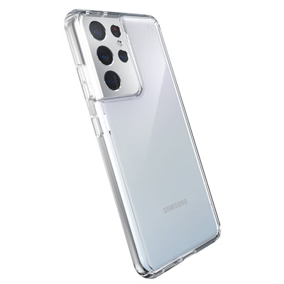 Speck Galaxy S21 Ultra 5G Clear Presidio Perfect-Clear Galaxy S21 Ultra 5G Cases Phone Case