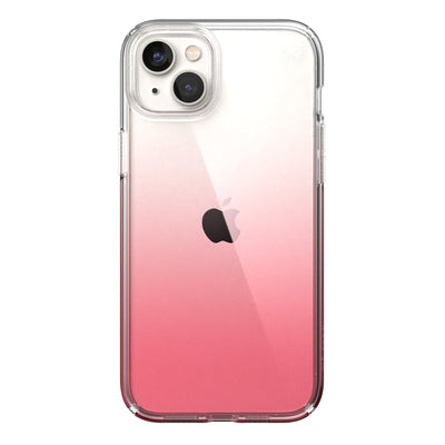 View of the back of the phone case from straight on#color_clear-vintage-rose-fade