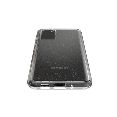 Speck Samsung Galaxy S20+ Clear/Gold Glitter Presidio Perfect-Clear with Glitter Samsung Galaxy S20+ Cases Phone Case