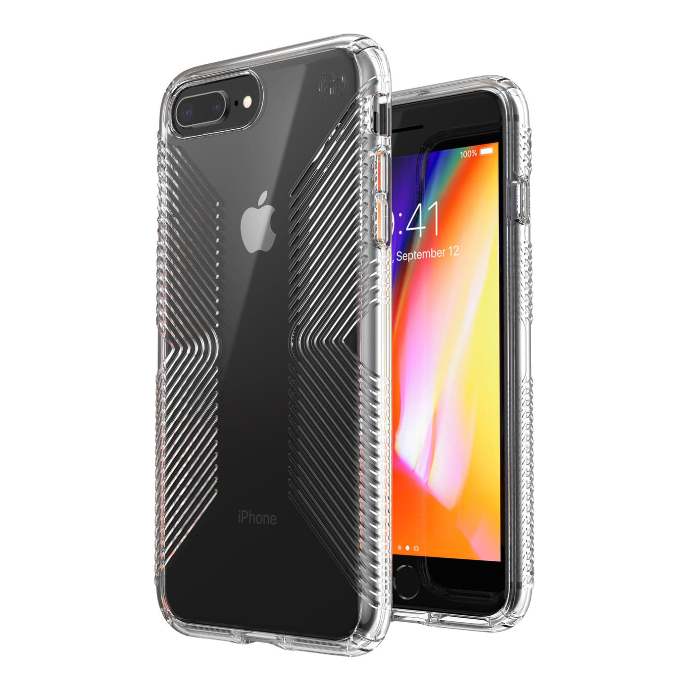 Speck Presidio Perfect-Clear with Grips iPhone 8/7 Plus Cases Best