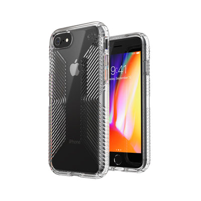 Speck iPhone SE/iPhone 8 Presidio Perfect-Clear with Grips iPhone SE (2020) / iPhone 8 Cases Phone Case
