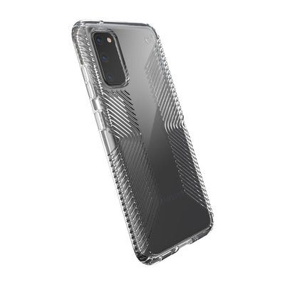 Speck Samsung Galaxy S20 Clear Presidio Perfect-Clear with Grips Samsung Galaxy S20 Cases Phone Case