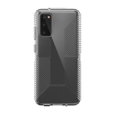 Speck Samsung Galaxy S20 Clear Presidio Perfect-Clear with Grips Samsung Galaxy S20 Cases Phone Case