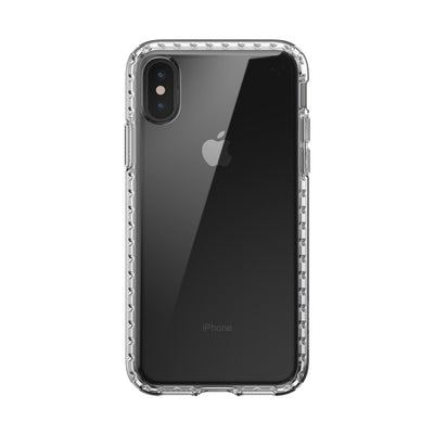 Speck iPhone XS/X Clear Presidio Perfect-Clear with Impact Geometry iPhone XS/X Cases - Clear/Clear Phone Case