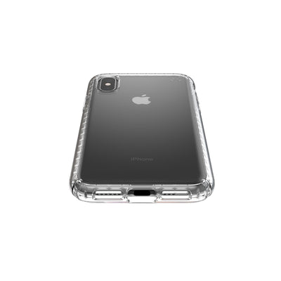 Speck iPhone XS/X Clear Presidio Perfect-Clear with Impact Geometry iPhone XS/X Cases - Clear/Clear Phone Case