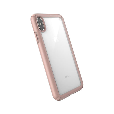 Speck iPhone XS Max Clear/Rose Gold Presidio Show iPhone XS Max Cases Phone Case