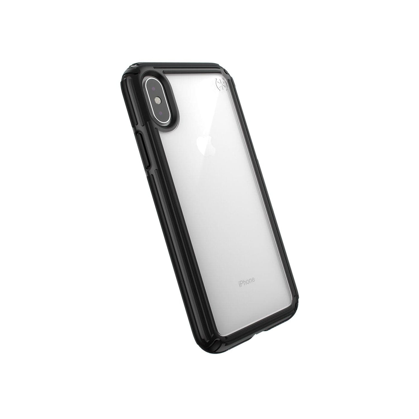 Speck Presidio V-Grip Case for iPhone XS/X - Clear/Black | Verizon Speck Presidio V-Grip Case for iPhone XS/X - Clear/Black | Verizon