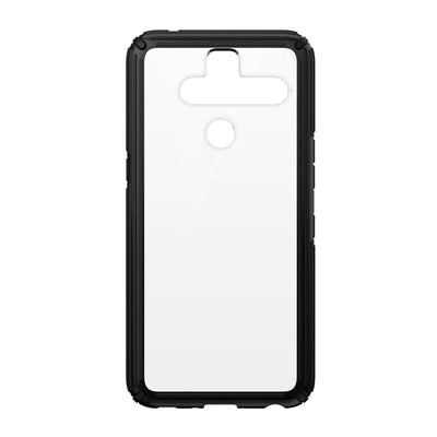 Speck LG V50 ThinQ Clear/Black Presidio V-Grip LG V50 ThinQ Cases Phone Case