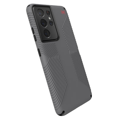 Speck Galaxy S21 Ultra 5G Graphite Grey/Black/Bold Red Presidio2 Grip Galaxy S21 Ultra 5G Cases Phone Case