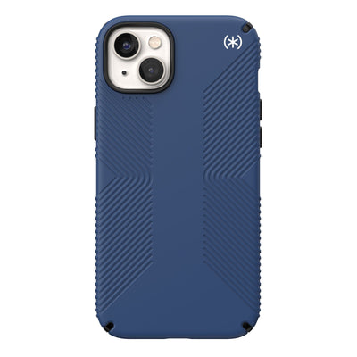 View of the back of the phone case from straight on#color_coastal-blue-black-white