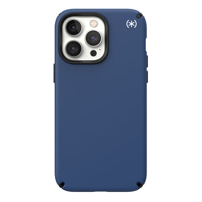 View of the back of the phone case from straight on#color_coastal-blue-black-white