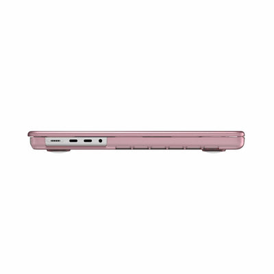 Side view of the MacBook with the laptop closed.#color_crystal-pink